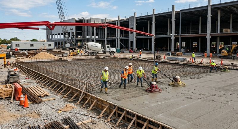 Commercial Slab Construction in West Palm Beach, FL