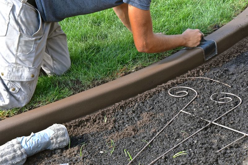 Concrete Flower Bed Edging