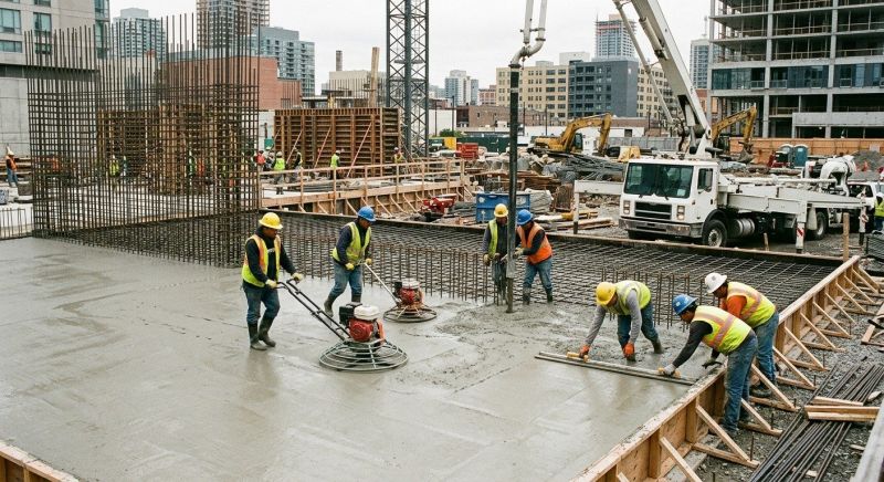 Commercial Slab Installation in Fargo, ND
