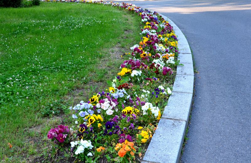 Concrete Flower Bed Edging