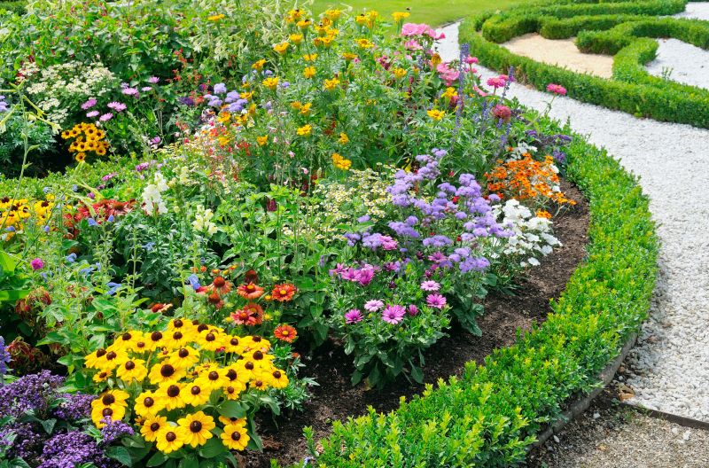 Concrete Flower Bed Edging