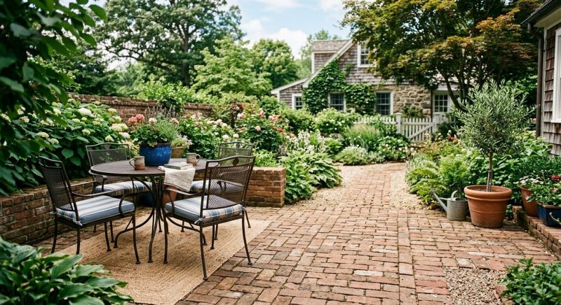 Patio Brick Installation in West Hartford, CT
